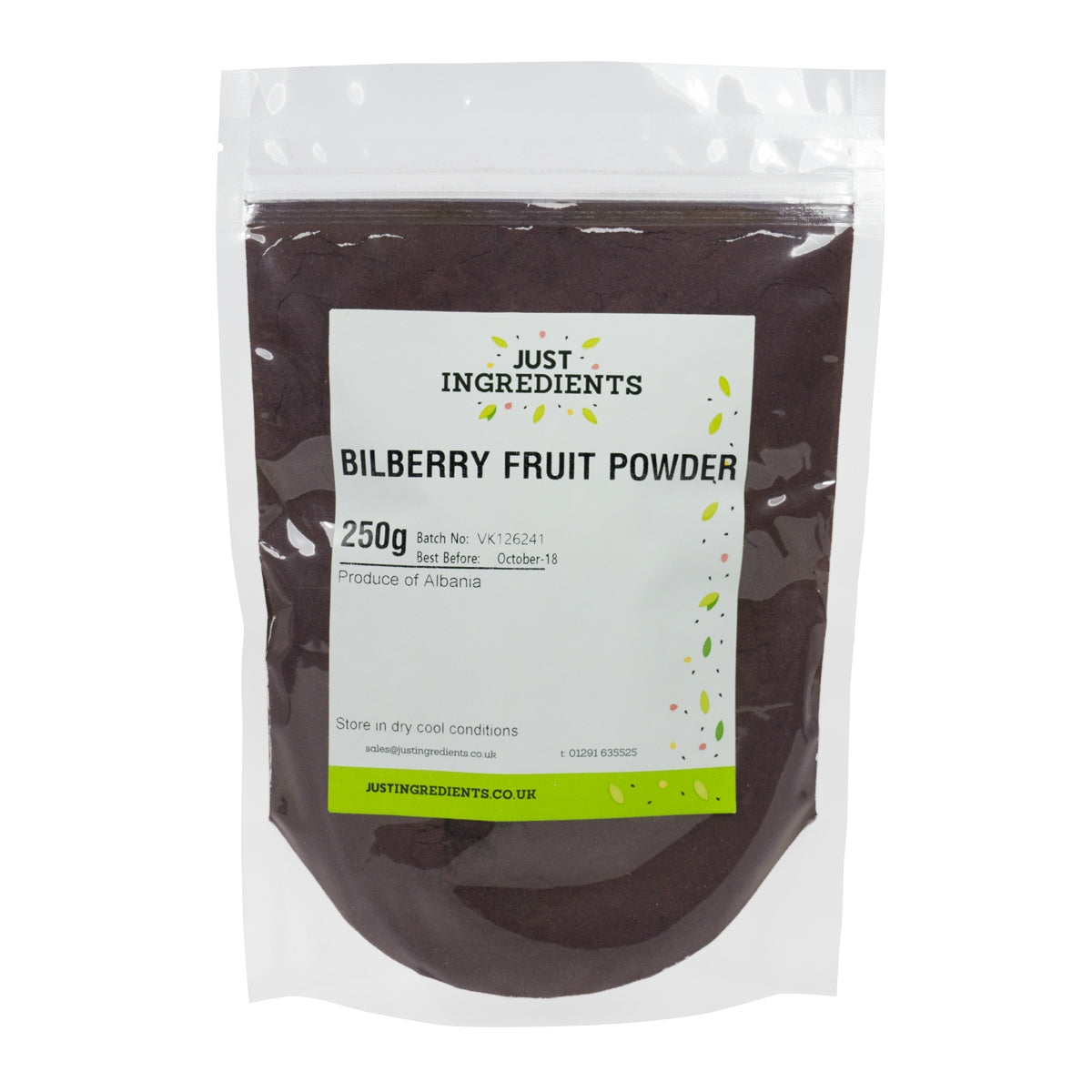 JustIngredients Bilberry Powder
